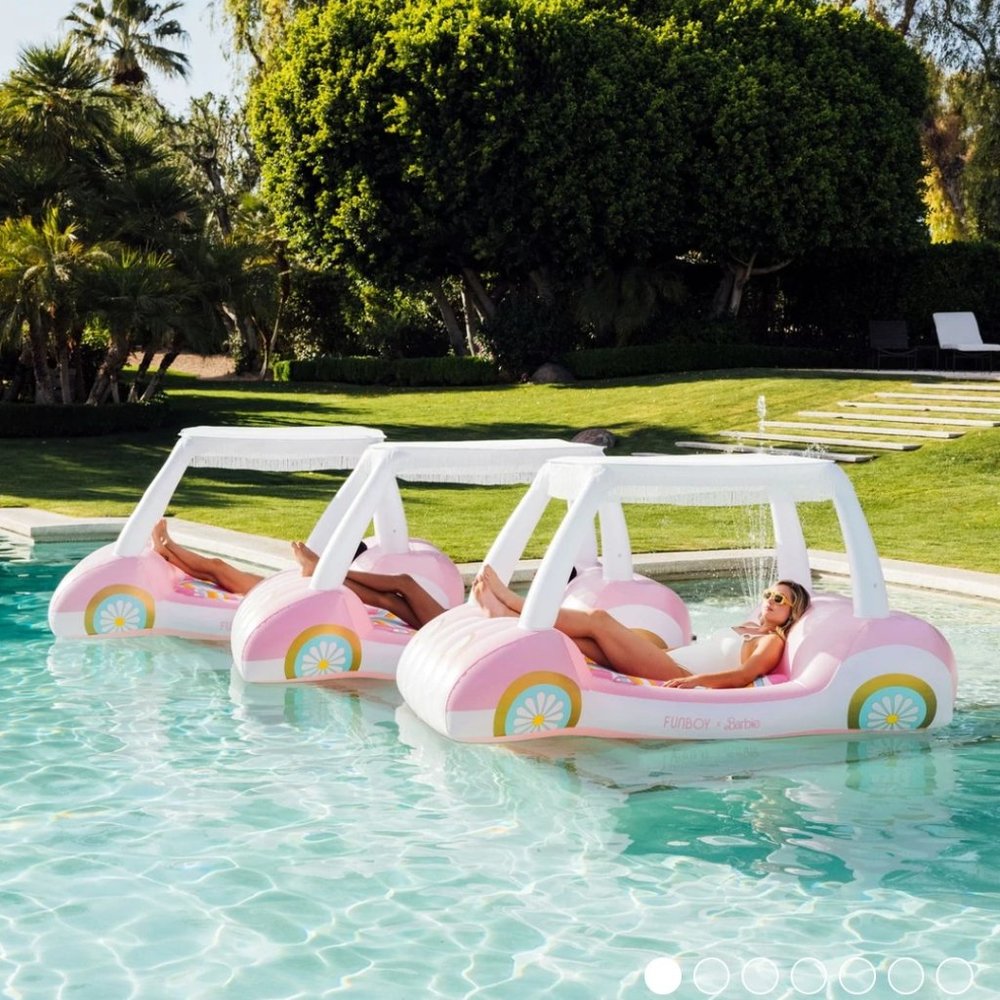 FUNBOY x Malibu Barbie Golf Cart floatie